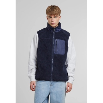 Urban Classics Грейка Sherpa Vest navy XXLUB-TB6723-00155 - Тъмносив, размер XXL