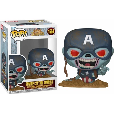 Funko Pop! 1554 Marvel Zombies Zombie Captain America