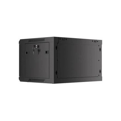 Lanberg armario mural wf01-6406-10b negro 19 6u ip20 600x450x368mm hasta 60kg de carga accesorios montaje