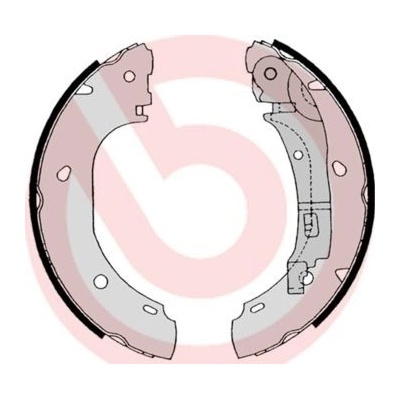 Sada brzdových čeľustí BREMBO S 23 525