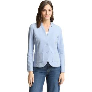 Tom Tailor Сако Tom tailor 1038703 Ottoman Structure blazer - Blue (Kentucky Blue Melange)