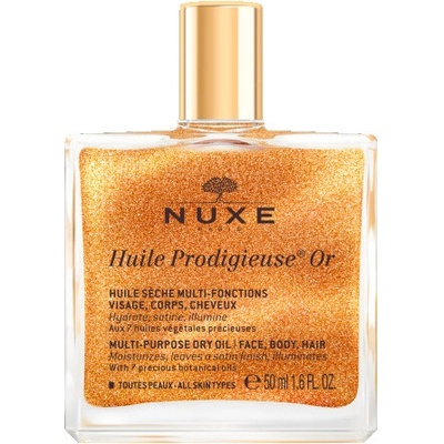 Nuxe Huile Prodigieuse® OR Multifunkční třpytivý suchý olej multifunkční třpytivý suchý olej na pleť, tělo a vlasy 50 ml