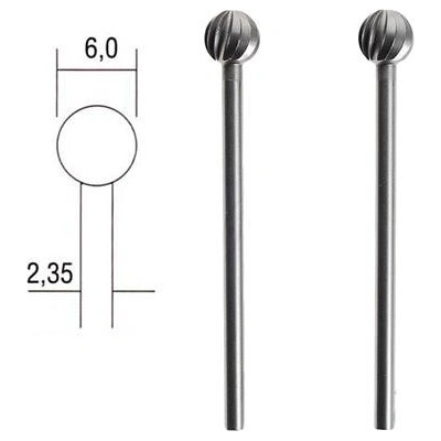 Proxxon 28725 - Stopkové frézy, mikrofrézky - sada 2ks ( původní obj.č. 28712 )