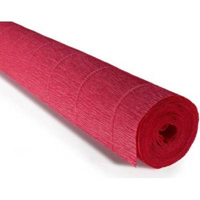 Italský krepový papír Cartotecnica Rossi 180g (50 x 250cm) - červená 17A6 – Zboží Dáma