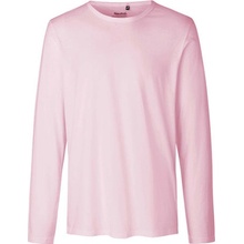 Neutral pánske tričko s dlhým rukávom NE61050 light pink