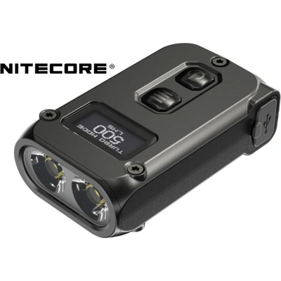 Prívesok na kľúče LED Nitecore TINI2 500lm vstavaný Li ion aku. 280mAh 3 6V USB C nabíjateľná Šedá