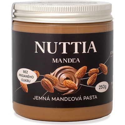 DP chocolate Nuttia Jemná mandľová pasta 250 g