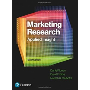 Marketing Research | Dan Nunan, David F. Birks, Naresh K. Malhotra (ISBN: 9781292308722)