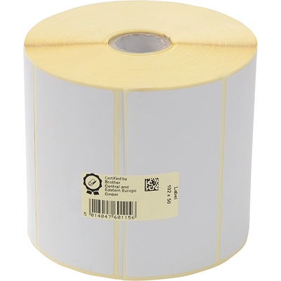 Brother LCE1E050102127P, 102mm x 50mm, оригинален бялото хартиени етикети, 1700 етикети (LCE1E050102127P)