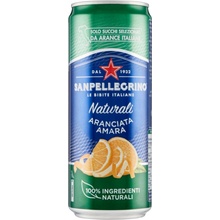 San pellegrino Naturali L'Aranciata Amara hořký pomeranč 330 ml