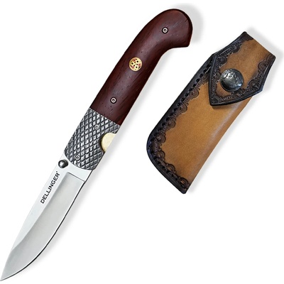 Dellinger SISSO Sentinell M390 Powder Steel v koženém pouzdře