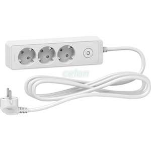 Schneider Electric 3 Plug 3 m Switch (0ST9433W)
