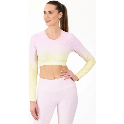 Crop Top dlhý rukáv FIT OMBRE CSW 128