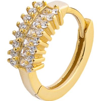 Franco Bene Hoop se zirkony pozlacené 2883