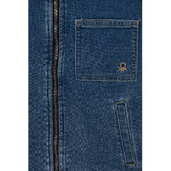 Benetton дънково яке за деца от памук с еластан (24LGGN04I.P.Stagionale)