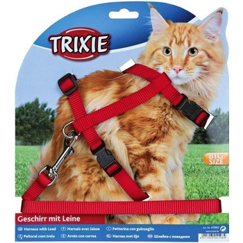 Trixie Postroj nylon. pro kočku s vodítkem XL 34 - 57 cm 13 mm 1.20 m