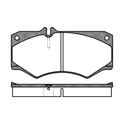 Sada brzdových platničiek kotúčovej brzdy REMSA 0047.30