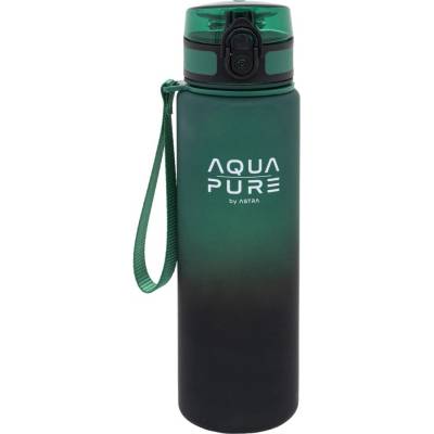 Zdravá fľaša Aqua Pure Astra 600 ml zeleno-čierna 600 ml