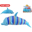Mikrotrading Fidget delfín klik klak 17 cm