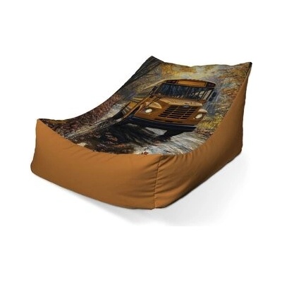 Sablio sedací vak lounge Žlutý školní autobus 120 x 100 x 80 cm