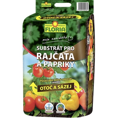 Agro CS Floria substrát na rajčata a papriky 40 l