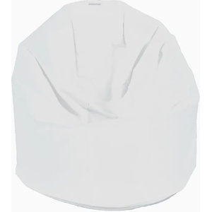 Pufrelax Калъф за пуф, 210л. , Relaxo - Teteron White, (Не съдържа пълнеж), за открито