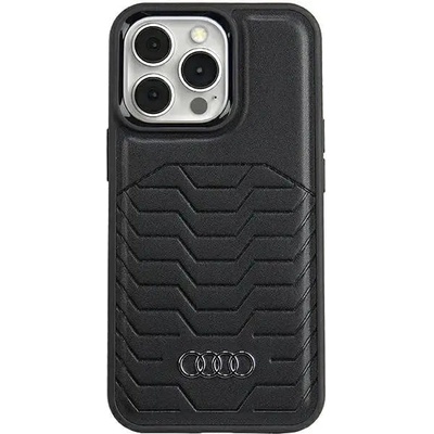 Audi Кожен кейс Audi Synthetic Leather с MagSafe за iPhone 13 Pro Max, черен (6955250226844)