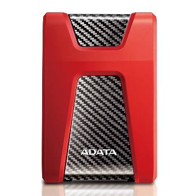ADATA HD650/ 2TB/ HDD/ Externí/ 2.5"/ Červená/ 3R AHD650-2TU31-CRD