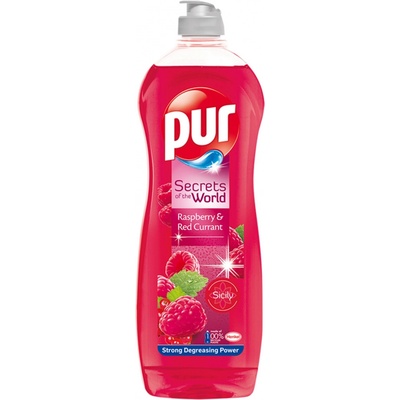 Pur Secrets of the World Raspberry & Red Currant přípravek na ruční mytí nádobí 750 ml