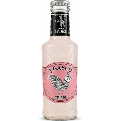 J.GASCO Sodarosa sýtený nápoj s ružovým grepom 200 ml