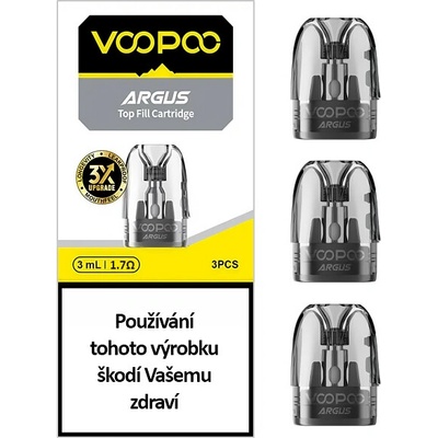 Voopoo Argus Top Fill cartridge CRC 1,0 ohm 2 ml 3 ks
