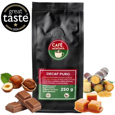 Puro mletá bez kofeinu Decaf Moka konvička 250 g