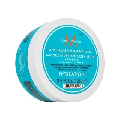 Moroccanoil Hydration Weightless Hydrating Mask Укрепваща маска за суха и фина коса 250 ml