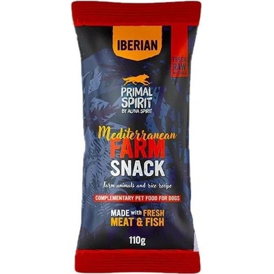 Primal Spirit Dog Iberian Mediterranean Farm Snack 110 g