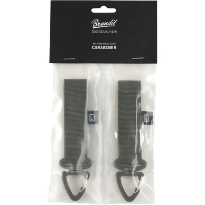 Brandit Карабинер Brandit Molle 2 броя, маслина (8081-1)