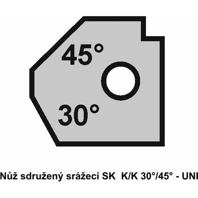 VBD srážecí sdružená, K/K 30°/45° - UNI