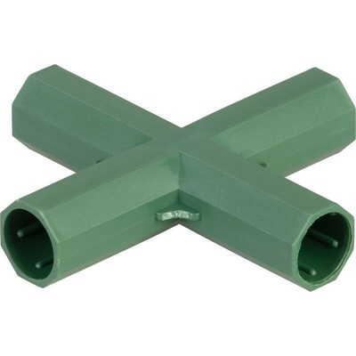 Spojka Strend Pro, 16 mm, tvar X, konektor na záhradné oporné tyče