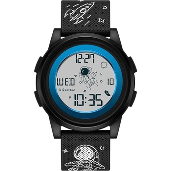 SANDA Детски, дигитален часовник Sanda Astronaut, Черен / Син (SANDA-2122-BLACK-BLUE)