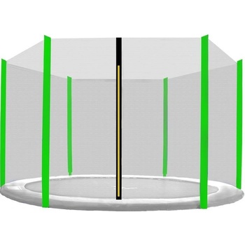 Aga Ochranná síť 430 cm na 6 tyčí černá síť/světle zelená