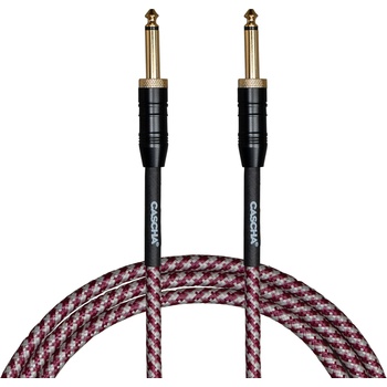Cascha Professional Line Guitar Cable 6 m Директен - Директен Инструментален кабел (CCP-G2SRD6)