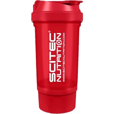 Scitec Nutrition Šejker Traveller 500 ml, červená