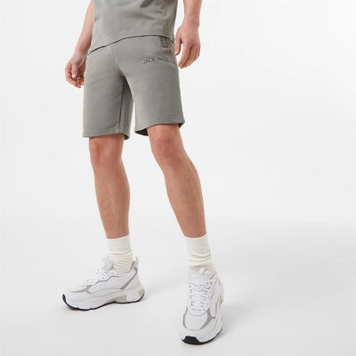 Jack Wills Къси панталони Jack Wills Jacquard Logo Shorts - Washed Khaki