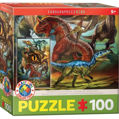 EuroGraphics Masožraví dinosauři 100 dílků