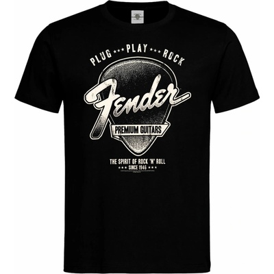 Tričko Fender Premium Guitars Černá