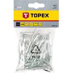 TOPEX Алуминиеви нитове за разкъсване 3, 2 mm x 10 mm, 50 бр. 43E302 (43E302)