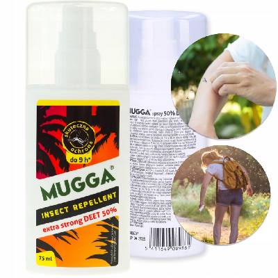 MUGGA sprej Extra silný Deet 50% 75 Ml