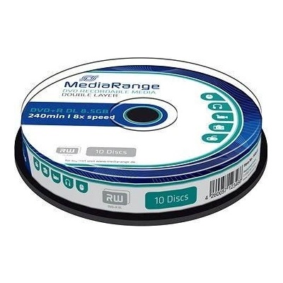 MediaRange DVD+R DL 8.5GB 8x, cakebox 10ks (MR466) – Zboží Živě