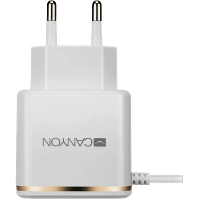 CANYON Зарядно устройство с вграден Lightning кабел Canyon (CNE-CHA043WR) (CNE-CHA043WR)