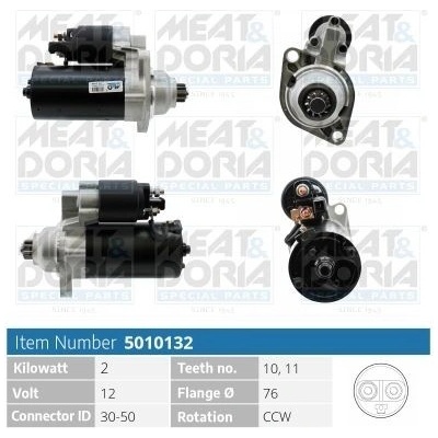 Startér MEAT & DORIA 5010132