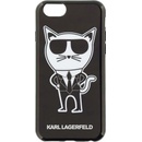Púzdro Karl Lagerfeld TPU K-Team iPhone 6/6S čierne